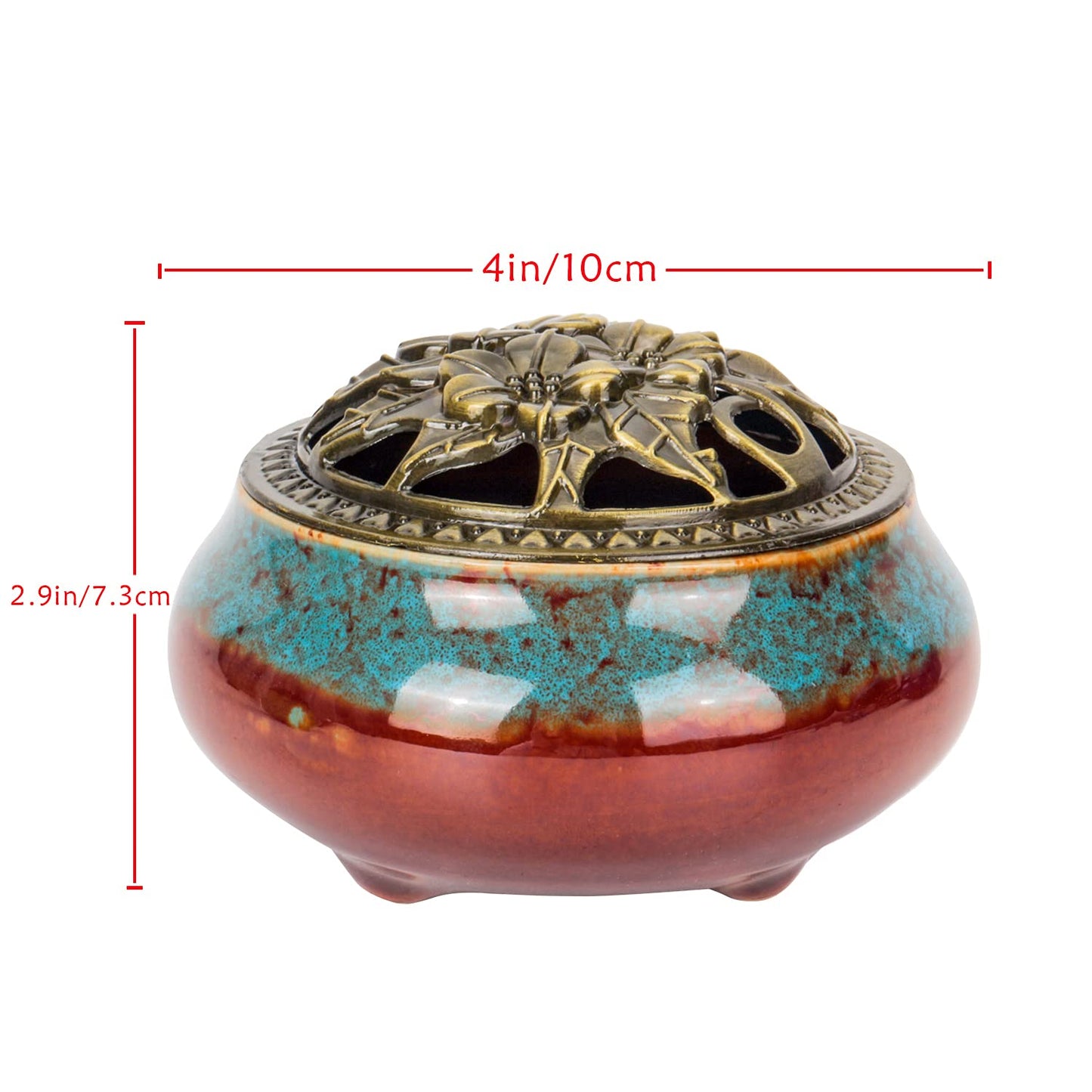 Ceramic incense burner