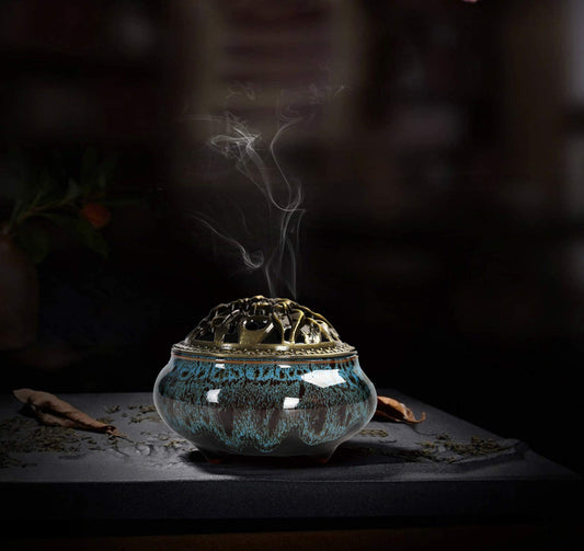 Ceramic incense burner