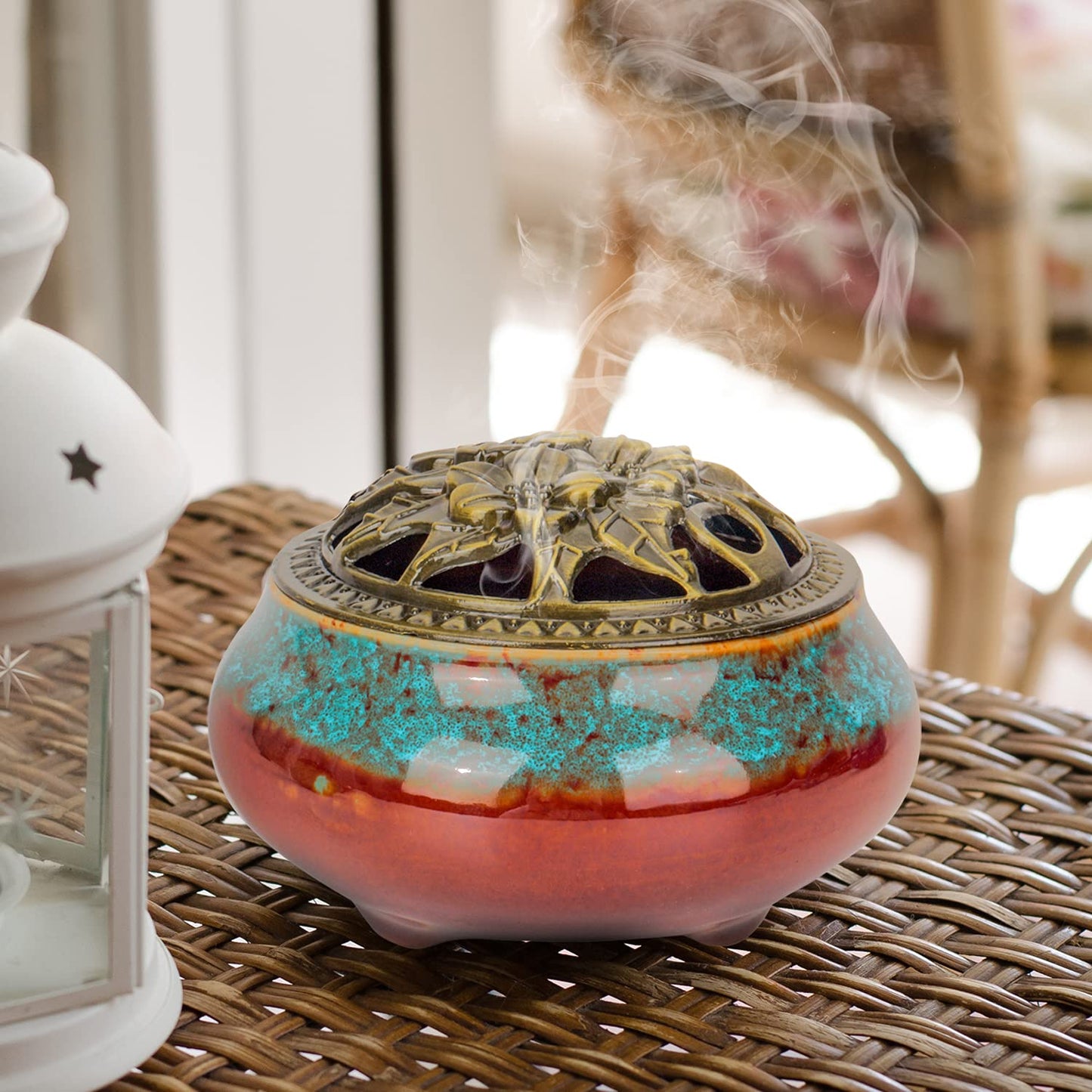 Ceramic incense burner