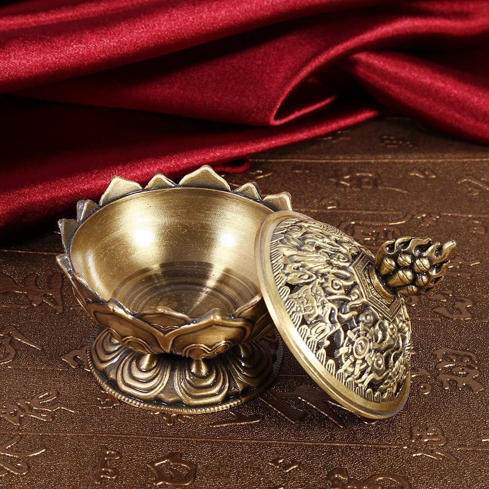 Lotus incense burner